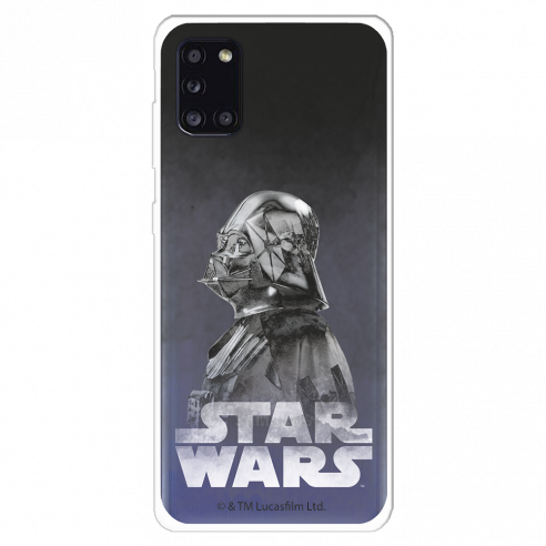 Funda para Samsung Galaxy A31 Oficial de Star Wars Darth Vader Fondo negro - Star Wars