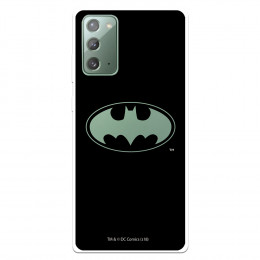 Funda para Samsung Galaxy Note 20 Oficial de DC Comics Batman Logo Transparente - DC Comics