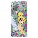 Funda para Samsung Galaxy Note 20 Oficial de Disney Campanilla Flores - Peter Pan