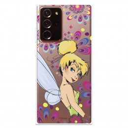 Funda para Samsung Galaxy Note 20 Ultra Oficial de Disney Campanilla Flores - Peter Pan