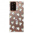 Funda para Samsung Galaxy Note 20 Ultra Oficial de Disney Chip Potts Siluetas - La Bella y la Bestia