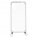 Transparente Kordel Silikonhülle für Samsung Galaxy A01