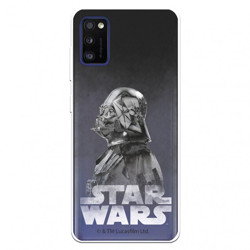 Funda para Samsung Galaxy A41 Oficial de Star Wars Darth Vader Fondo negro - Star Wars