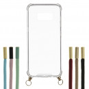 Transparente Kordel Silikonhülle für Samsung Galaxy S8