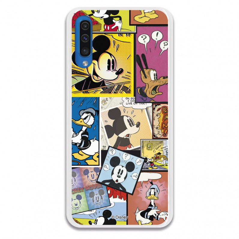 Carcasa Oficial Disney Mickey Comic para Samsung Galaxy A50 - La Casa de las Carcasas