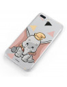 Funda para Oppo A52 Oficial de Disney Dumbo Silueta Transparente - Dumbo