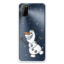 Funda para Oppo A72 Oficial de Disney Olaf Transparente - Frozen