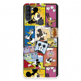 Funda para Samsung Galaxy A11 Oficial de Disney Mickey Comic - Clásicos Disney