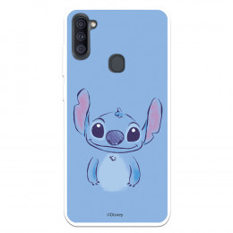 Funda para Samsung Galaxy A11 Oficial de Disney Stitch Azul - Lilo & Stitch