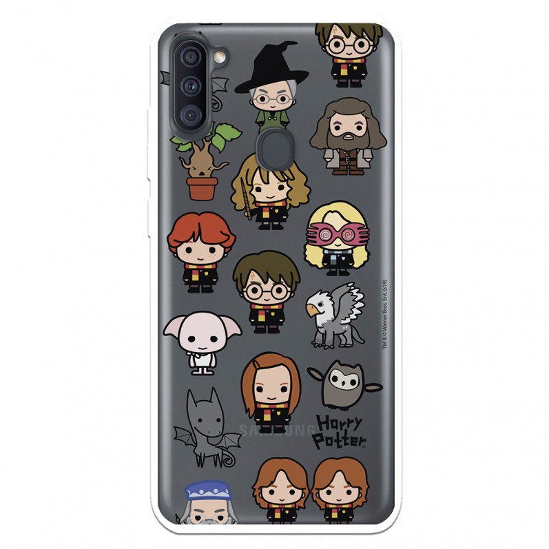 Funda para Samsung Galaxy A11 Oficial de Harry Potter Personajes Iconos - Harry Potter