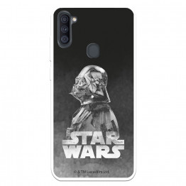 Funda para Samsung Galaxy A11 Oficial de Star Wars Darth Vader Fondo negro - Star Wars