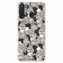 Funda para Samsung Galaxy A21 Oficial de Disney Tambor Patrones - Bambi