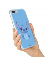 Funda para Samsung Galaxy A21 Oficial de Disney Stitch Azul - Lilo & Stitch