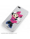 Funda para Samsung Galaxy A21 Oficial de Disney Minnie Rosa - Clásicos Disney