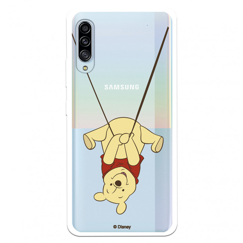 Funda para Samsung Galaxy A90 5G Oficial de Disney Winnie  Columpio - Winnie The Pooh