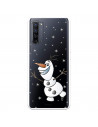 Funda para Oppo Find X2 Neo Oficial de Disney Olaf Transparente - Frozen