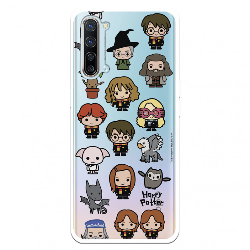 Funda para Oppo Reno 3 Oficial de Harry Potter Personajes Iconos - Harry Potter