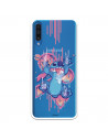 Funda para Samsung Galaxy A70 Oficial de Disney Stitch Graffiti - Lilo & Stitch