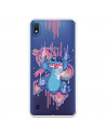 Funda para Samsung Galaxy A10 Oficial de Disney Stitch Graffiti - Lilo & Stitch