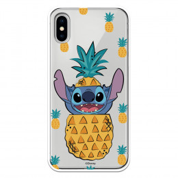 Funda para iPhone XS Oficial de Disney Stitch Piñas - Lilo & Stitch