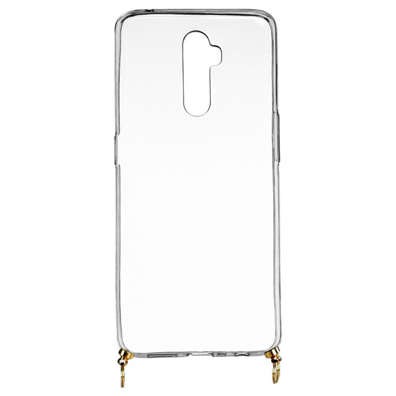 Funda Silicona Colgante Transparente para Realme X2 Pro- La Casa de las Carcasas