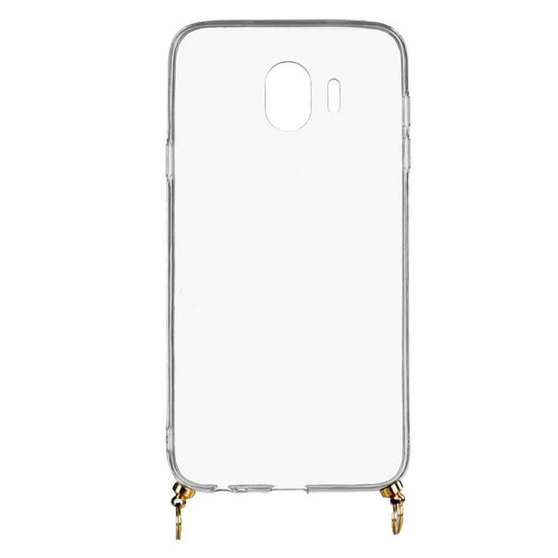 Funda Silicona Colgante Transparente para Samsung Galaxy J4 2018- La Casa de las Carcasas