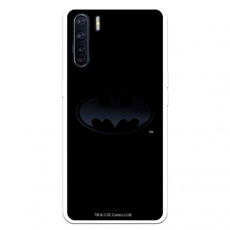 Funda para Oppo A91 Oficial de DC Comics Batman Logo Transparente - DC Comics