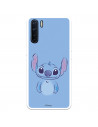 Funda para Oppo A91 Oficial de Disney Stitch Azul - Lilo & Stitch