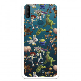 Funda para Alcatel 1S 2020 Oficial de Disney Muñecos Toy Story Siluetas - Toy Story