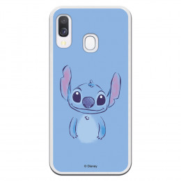 Carcasa Oficial Lilo y Stitch Azul para Samsung Galaxy A40- La Casa de las Carcasas