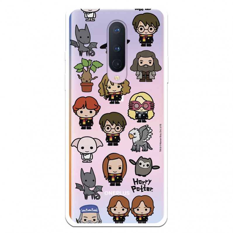 Funda para OnePlus 8 Oficial de Harry Potter Personajes Iconos - Harry Potter