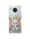 Funda para Nokia 7.2 Oficial de Disney Dumbo Silueta Transparente - Dumbo