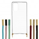 Transparente Kordel-Silikonhülle für Samsung Galaxy Note20