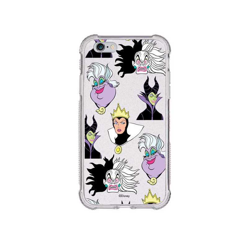 Funda Brillantina para iPhone 6 Plus Oficial de Disney Villanas Patrón - Villanas Disney