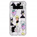 Funda Brillantina para Samsung Galaxy S10 Plus Oficial de Disney Villanas Patrón - Villanas Disney