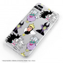 Funda Brillantina para Samsung Galaxy S20 Plus Oficial de Disney Villanas Patrón - Villanas Disney