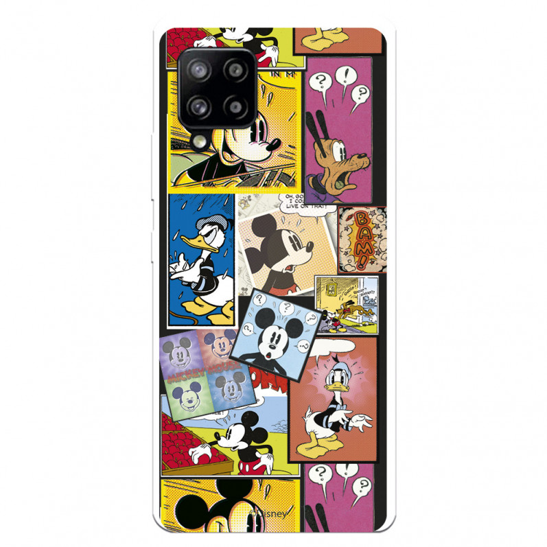 Funda para Samsung Galaxy A42 5G Oficial de Disney Mickey Comic - Clásicos Disney