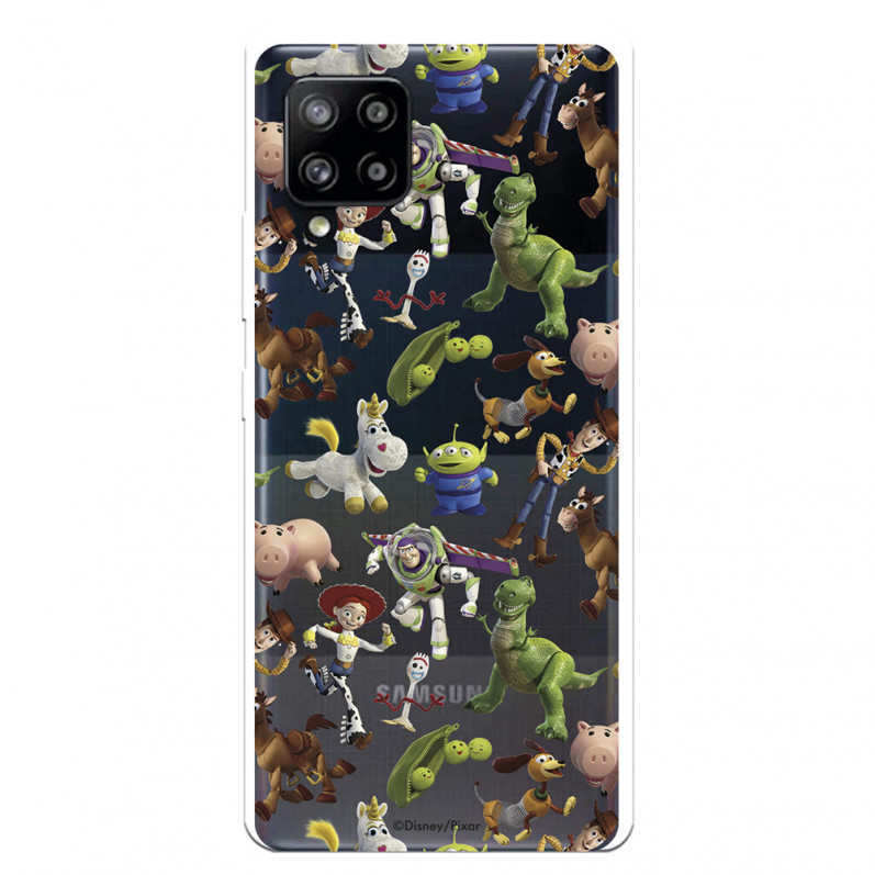 Funda para Samsung Galaxy A42 5G Oficial de Disney Muñecos Toy Story Siluetas - Toy Story