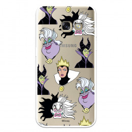 Funda para Samsung Galaxy A3 2017 Oficial de Disney Villanas Patrón - Villanas Disney