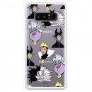 Funda para Samsung Galaxy Note 8 Oficial de Disney Villanas Patrón - Villanas Disney