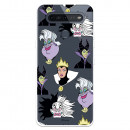 Funda para LG K51S Oficial de Disney Villanas Patrón - Villanas Disney