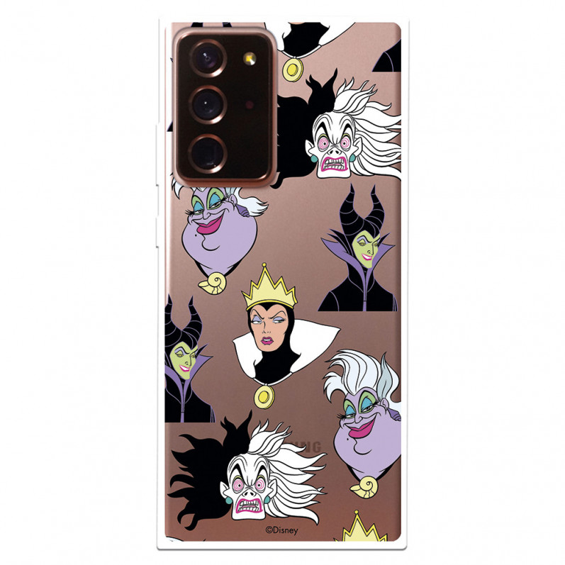 Funda para Samsung Galaxy Note 20 Ultra Oficial de Disney Villanas Patrón - Villanas Disney