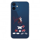 Funda para iPhone 12 Oficial de Disney Mickey y Minnie Love - Clásicos Disney