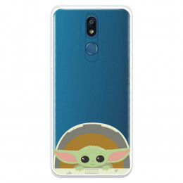 Funda para LG K40 Oficial de Star Wars Baby Yoda Sonrisas - The Mandalorian