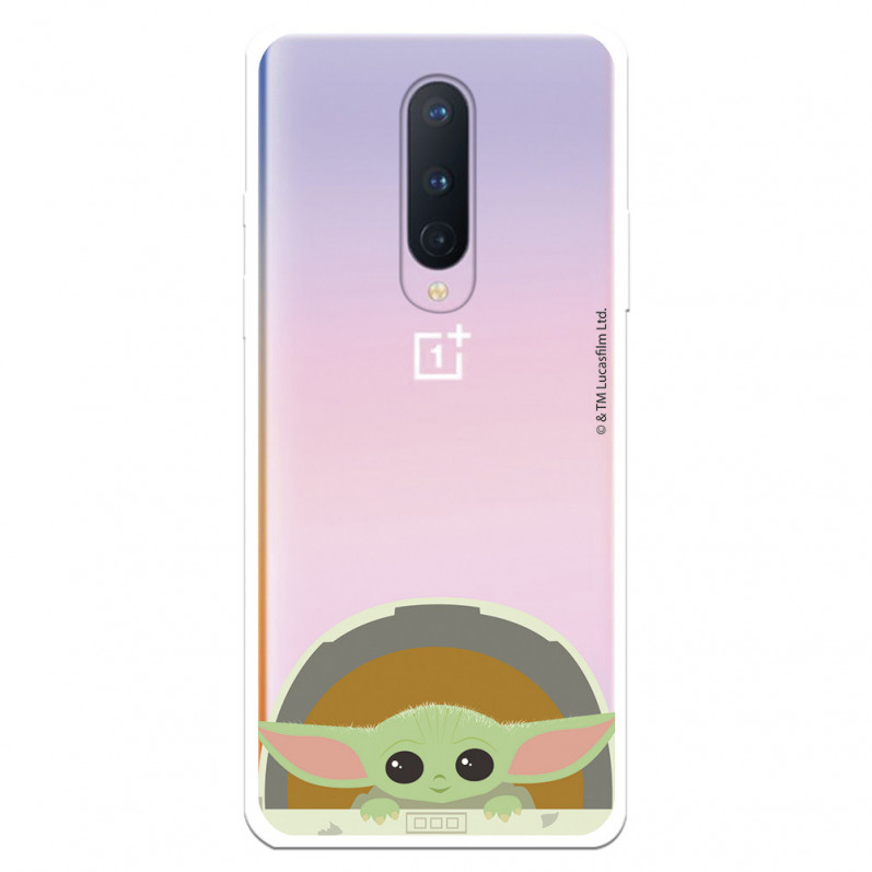 Funda para OnePlus 8 Oficial de Star Wars Baby Yoda Sonrisas - The Mandalorian