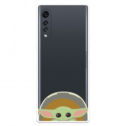 Funda para LG Velvet 5G Oficial de Star Wars Baby Yoda Sonrisas - The Mandalorian