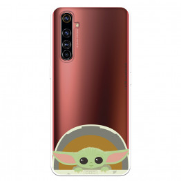 Funda para Realme X50 Pro Oficial de Star Wars Baby Yoda Sonrisas - The Mandalorian