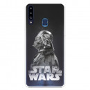 Funda para Samsung Galaxy A20S Oficial de Star Wars Darth Vader Fondo negro - Star Wars