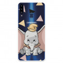 Funda para Samsung Galaxy A20S Oficial de Disney Dumbo Silueta Transparente - Dumbo