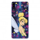 Funda para Samsung Galaxy A20S Oficial de Disney Campanilla Flores - Peter Pan